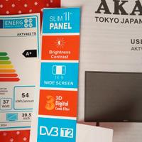 TV AKAI 40" Digitale Terrestre DVB-T2 - Funzionant