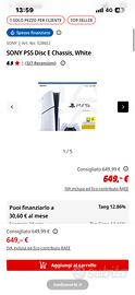 PS5 DIGITAL 1 TB LEGGI DESCRIZIONE