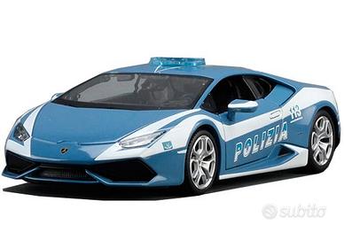 Modello auto lamborghini huracan polizia no burago