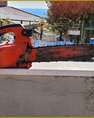 Motosega Homelite XL struttura in stato fermo