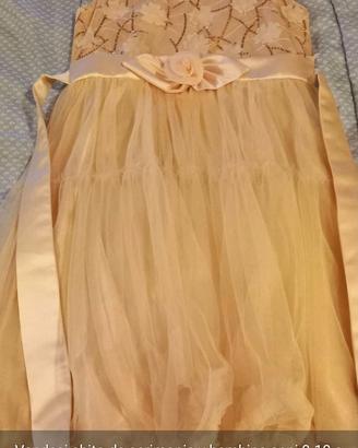 Abito elegante da cerimonia per bambina 9-10 anni