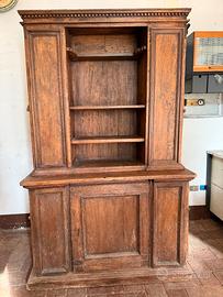 Credenza antica ‘700 due corpi originale