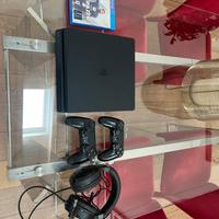 PlayStation 4 + 2 Joystick + cuffie PS4 + Fifa 23