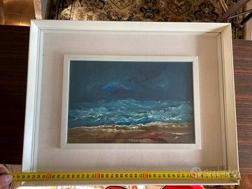 QUADRO OLIO SU TELA P. BRAMBILLA