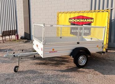 Carrello rimorchio auto mono asse