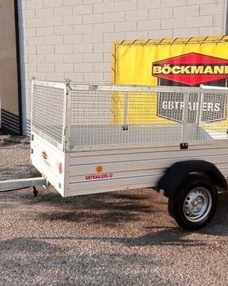 Carrello rimorchio auto mono asse