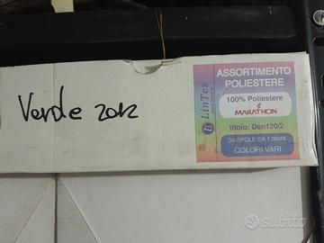 Filati marathon poliestere diversi colori