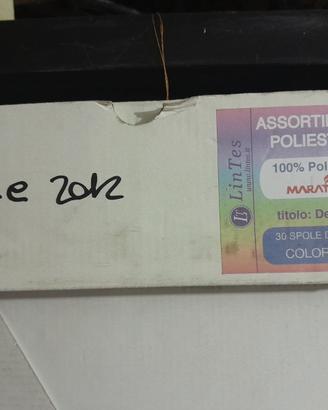 Filati marathon poliestere diversi colori