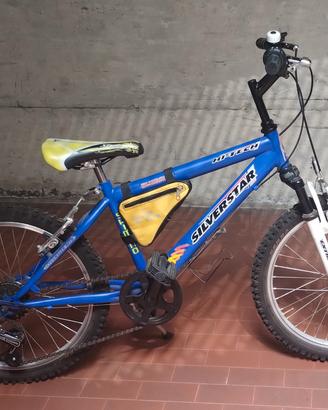 Bicicletta Mountain bike 20" Silver Star