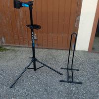 Cavalletto bici e rastrelliera bici