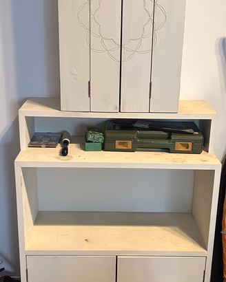 Mobiletto, libreria, butsudan, ante, buddismo