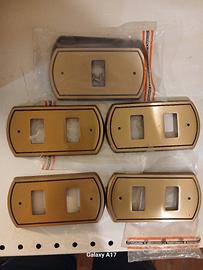 5 placche decorativo vintage  per interruttori  el