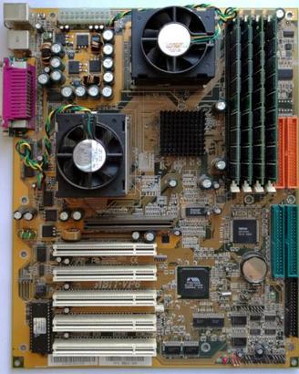 Mainboard ABIT VP6 con 2 p3 , per collezionisti