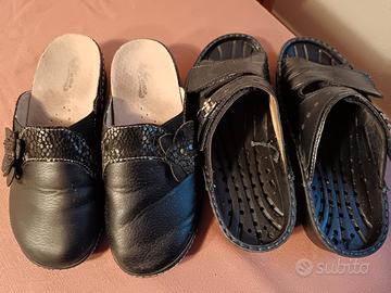 Due paia pantofole donna