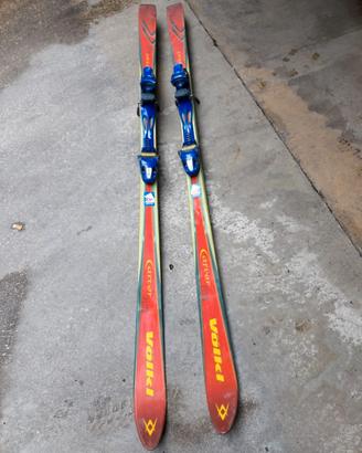 Sci Völkl Carver Plus 180 cm con attacchi TyroliaS