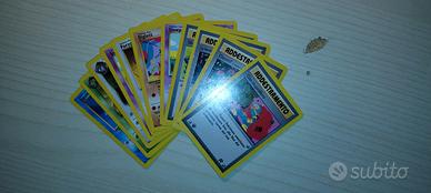 lotto 11 carte vintage set team rocket ita 