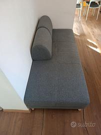 Divano letto IKEA FLOTTEBO 200x90 cm – Grigio, par