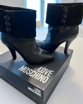 Stivaletti Love Moschino in pelle tg. 38