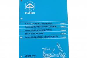 Catalogo parti di ricambio Piaggio Vespa ET2 iniez