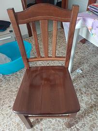 6 Sedie legno made in italy