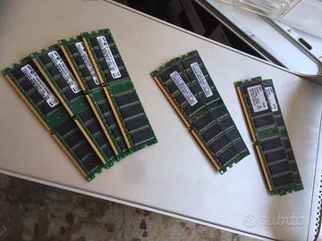 Moduli RAM 1GB Samsung PC3200U DDR400 CL3