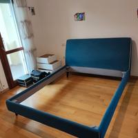 Struttura Letto samoa imbottito matrimoniale