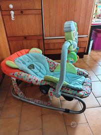Sdraietta dondolo chicco con vibro e giochi