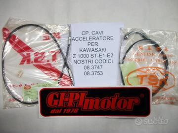 Coppia cavi accelleratore kawasaki