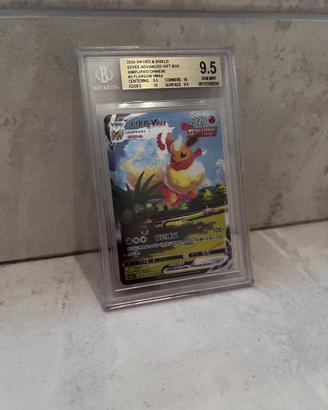 Carta pokémon Flareon vmax promo in cinese bgs 9,5
