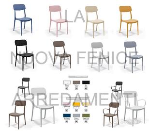 sedia calipso polipropilene certificata catas