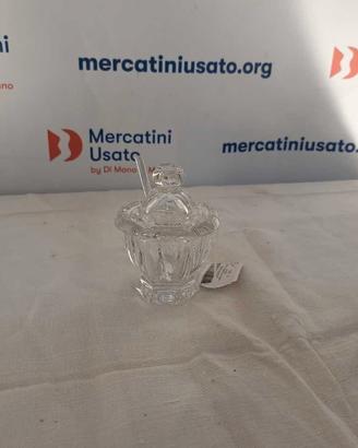 Barattolo da mostarda in cristallo Baccarat