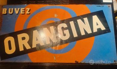 Insegna originale vintage ORANGINA - VILLEMOT
