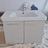 Mobile con lavabo per bagno 75 x 53 lavandino incl