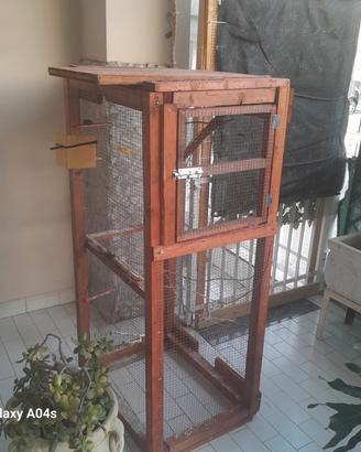 voliera artigianale 