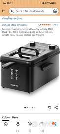 Cecotec Friggitrice ad olio 3 L 2400W (nuova)