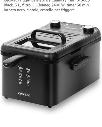 Cecotec Friggitrice ad olio 3 L 2400W (nuova)