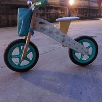 cavalcabile bicicletta bimbo/a in legno