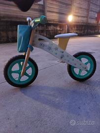 cavalcabile bicicletta bimbo/a in legno