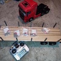 tamiya 1/14 rc scania r620 + rimorchio