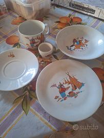 servizio pappa porcellana tognana  vintage 