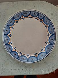 Piatto decorativo da muro in ceramica vintage,43cm