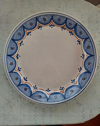 Piatto decorativo da muro in ceramica vintage,43cm