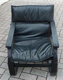 poltrona vintage design scandinavo anni 80