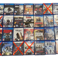 Giochi vari PS4 PS5 condizioni vetrina