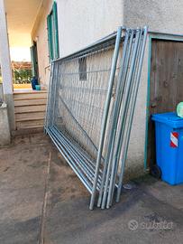 Reti in alluminio zincato per cantiere 