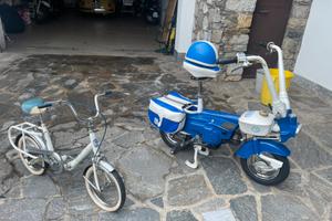 Moto carneli Graziella e bici graziella