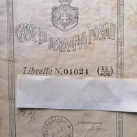Libretto casse di risparmio postali