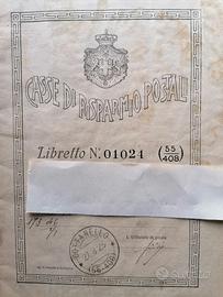 Libretto casse di risparmio postali