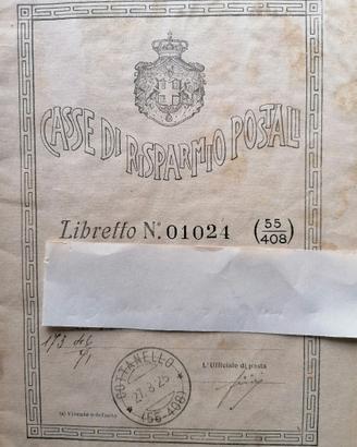 Libretto casse di risparmio postali