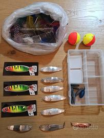 Lotto artificiali / ondulanti da pesca